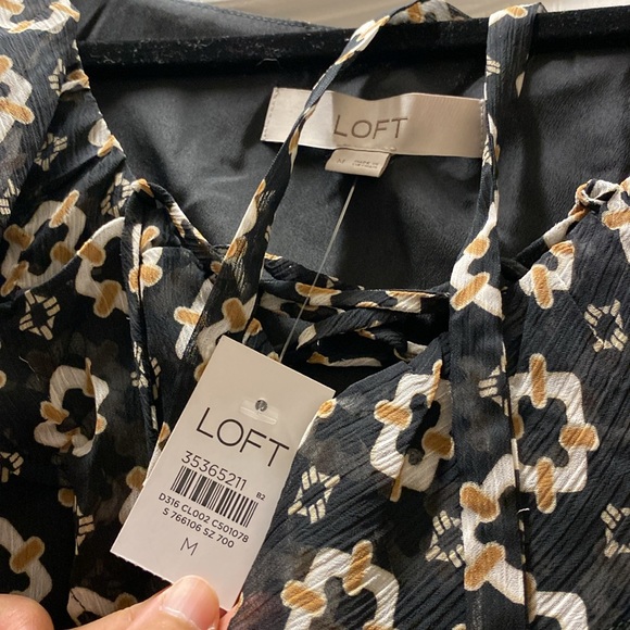 Loft Geo Print Long Dress - Picture 4 of 5